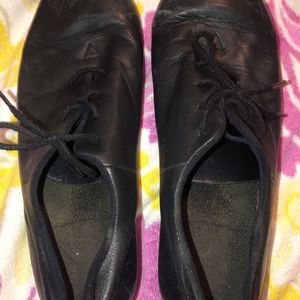 Tan and black tap shoes both size 8 1/2 medium